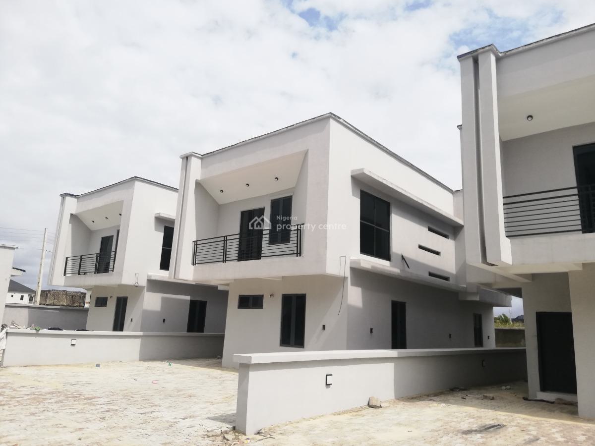 Four Bedroom Fully Detached Duplex, Spring Apartment Iv, Jonaith Road of. Dkk Bus Stop, Sangotedo Lagos, Sangotedo, Ajah, Lagos, Flat / Apartment for Sale