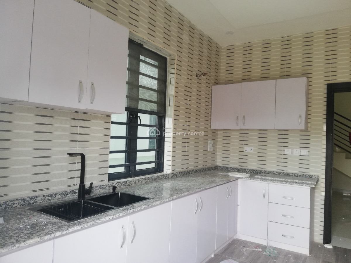 Four Bedroom Fully Detached Duplex, Spring Apartment Iv, Jonaith Road of. Dkk Bus Stop, Sangotedo Lagos, Sangotedo, Ajah, Lagos, Flat / Apartment for Sale