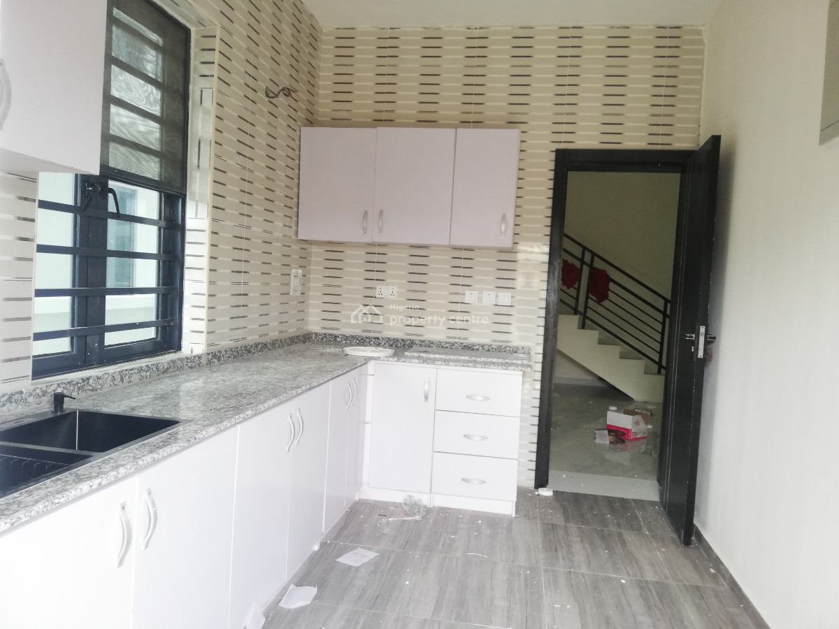 Four Bedroom Fully Detached Duplex, Spring Apartment Iv, Jonaith Road of. Dkk Bus Stop, Sangotedo Lagos, Sangotedo, Ajah, Lagos, Flat / Apartment for Sale