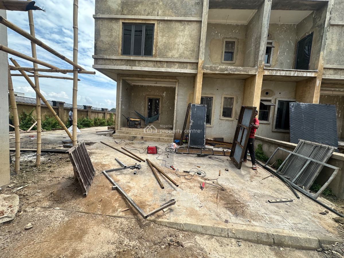 Brand New 4 Bedroom Duplex at Semi Finished Stage, Cedarcrest Hospital, Apo, Abuja, Semi-detached Duplex for Sale
