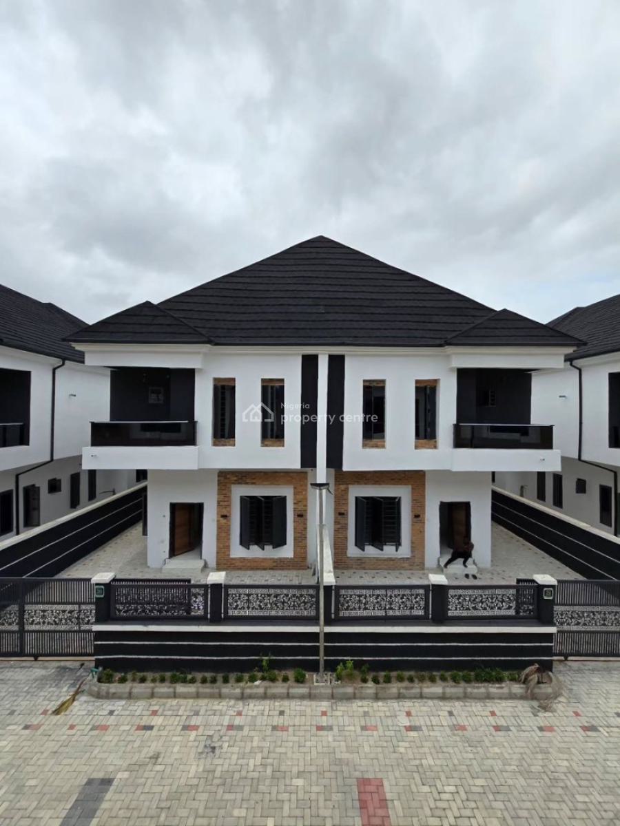 Exclusively Built 4 Bedroom Detached Duplex with  Bq, Second Toll Gate, Lekki, Lagos, Detached Duplex for Sale
