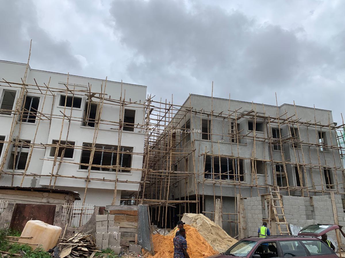 Four Bedrooms Terraced Duplex with Three Months Installment, Ogba, Ikeja, Lagos, Terraced Duplex for Sale