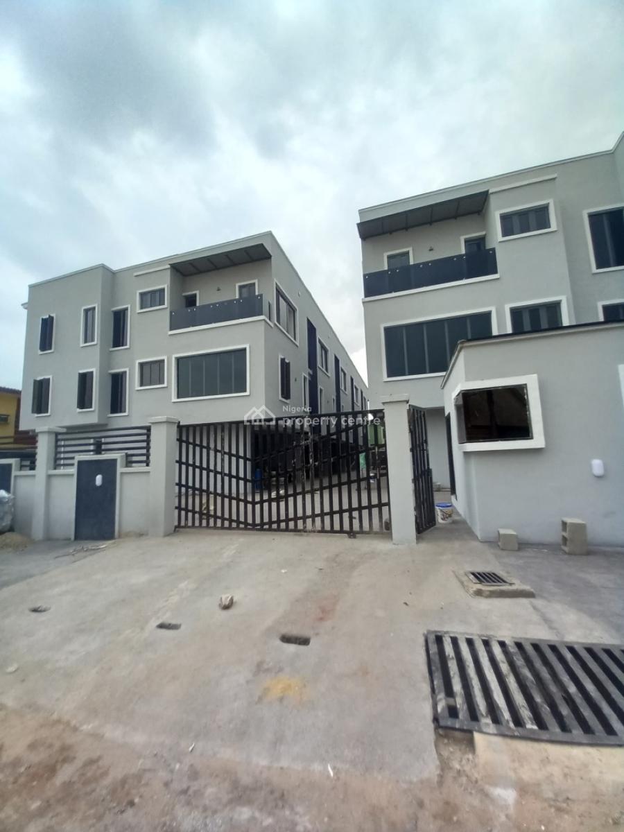 Brand New Four Bedroom Terraced Duplex with Bq, Ogba, Ikeja, Lagos, Terraced Duplex for Sale