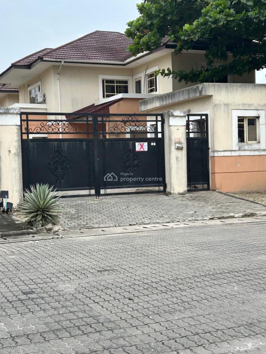 Well Maintained 5 Bedroom Fully Detached House with Mini Flat Bq, Royal Garden Estate, Lekki, Lagos, Detached Duplex for Sale