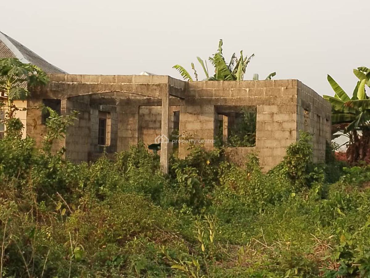 Half Plot with Three Bedroom to Roofing Level, Idamo, Ikorodu, Lagos, Detached Bungalow for Sale