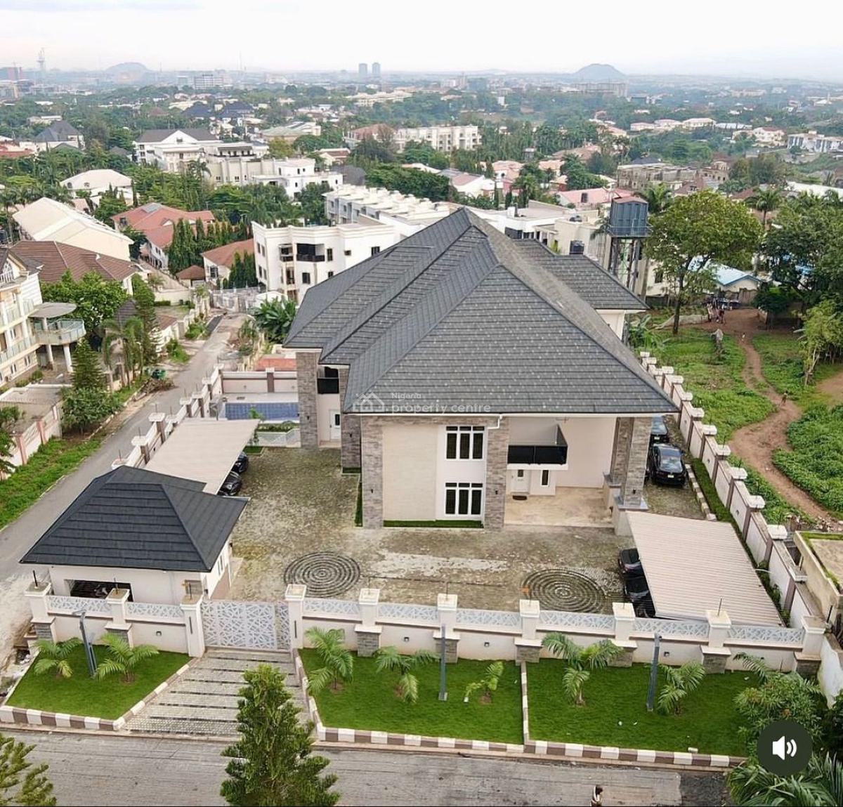 Spacious and Elegant 7 Bedroom Fully Furnished Duplex with 2 Bedroom Bq, Maitama District, Abuja, Detached Duplex for Rent