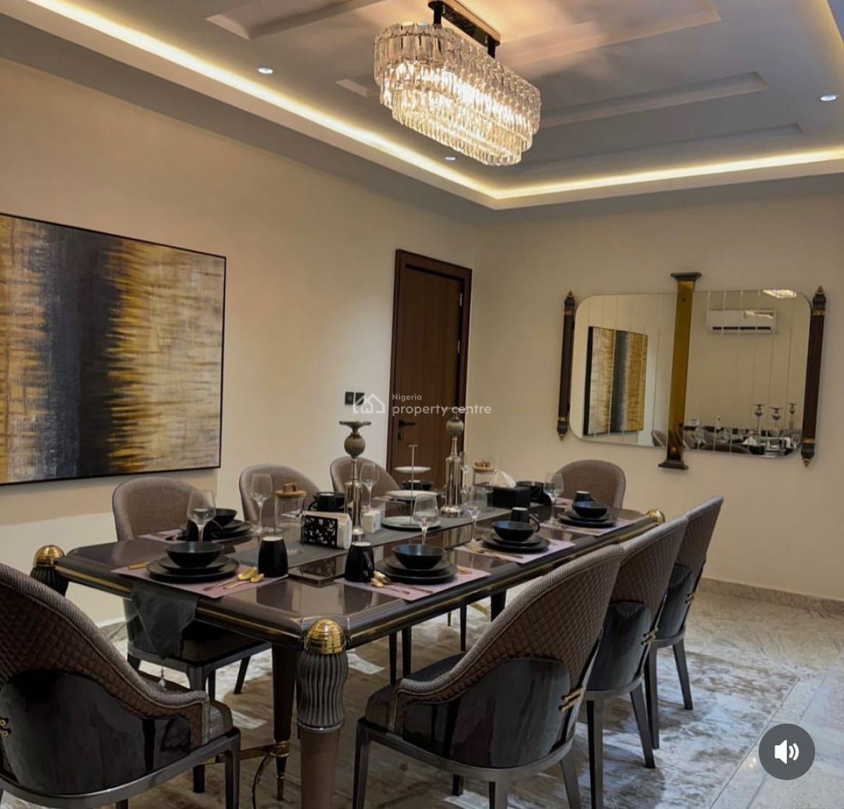 Spacious and Elegant 7 Bedroom Fully Furnished Duplex with 2 Bedroom Bq, Maitama District, Abuja, Detached Duplex for Rent
