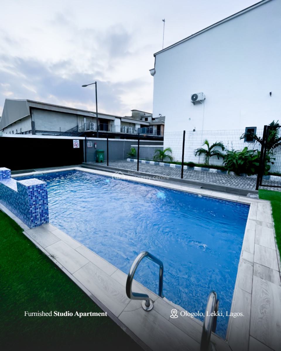 Luxury Furnished Studio Apartment with Swimming Pool, Gym, Tennis, Etc, Justice Court, Ologolo, Lekki, Lagos, Self Contain (single Rooms) for Rent