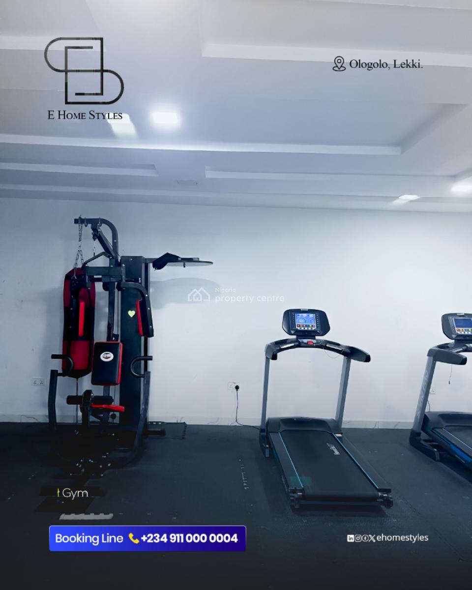 Luxury Furnished Studio Apartment with Swimming Pool, Gym, Tennis, Etc, Justice Court, Ologolo, Lekki, Lagos, Self Contain (single Rooms) for Rent