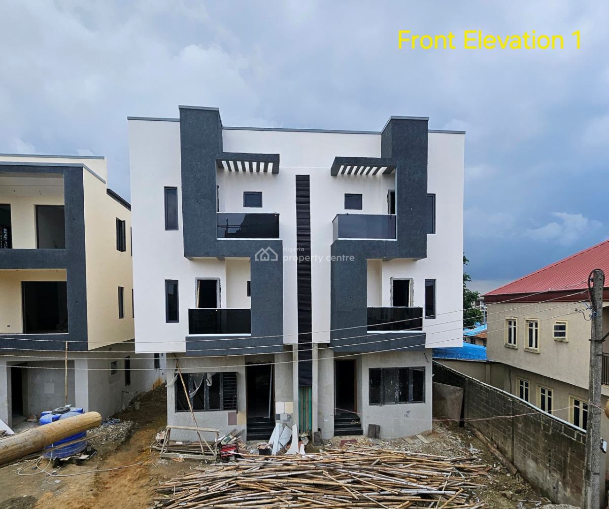 Newly Built 2 Units of 4 Bedroom Duplex, Opposite Governors Office, Agidingbi, Ikeja, Lagos, Semi-detached Duplex for Sale