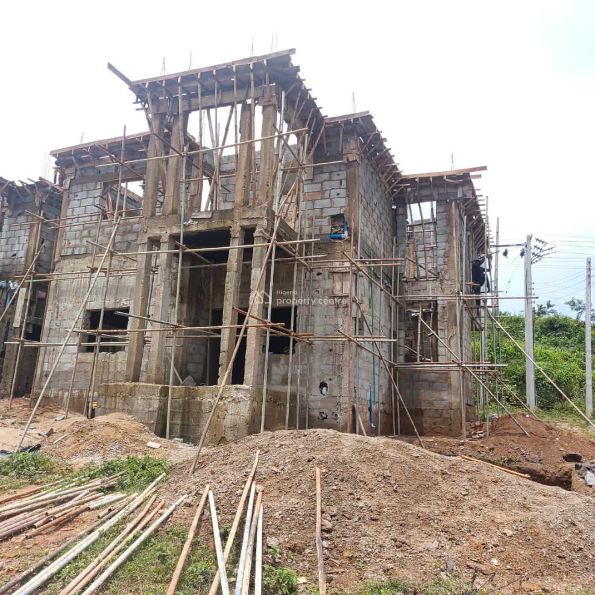 4 Bedrooms Terraced Duplex (carcass) Within an Estate, Maitama 2, Maitama District, Abuja, Terraced Duplex for Sale