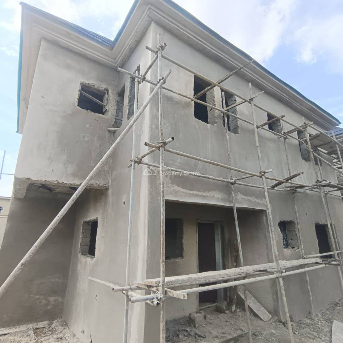 4 Bedrooms Terraced Duplex (roofed Carcass) Within an Estate, Maitama 2, Maitama District, Abuja, Terraced Duplex for Sale