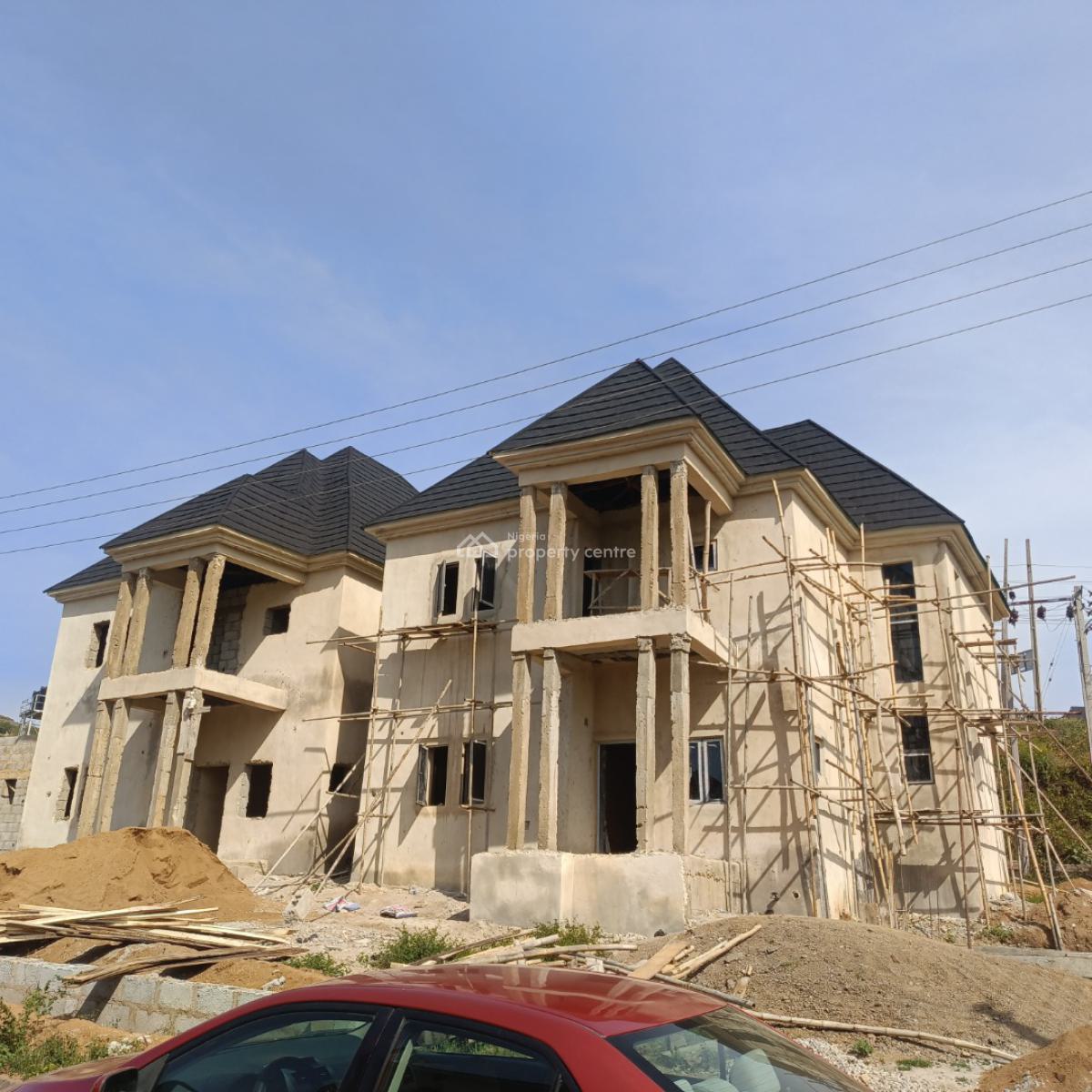 4 Bedrooms Terraced Duplex (roofed Carcass) Within an Estate, Maitama 2, Maitama District, Abuja, Terraced Duplex for Sale