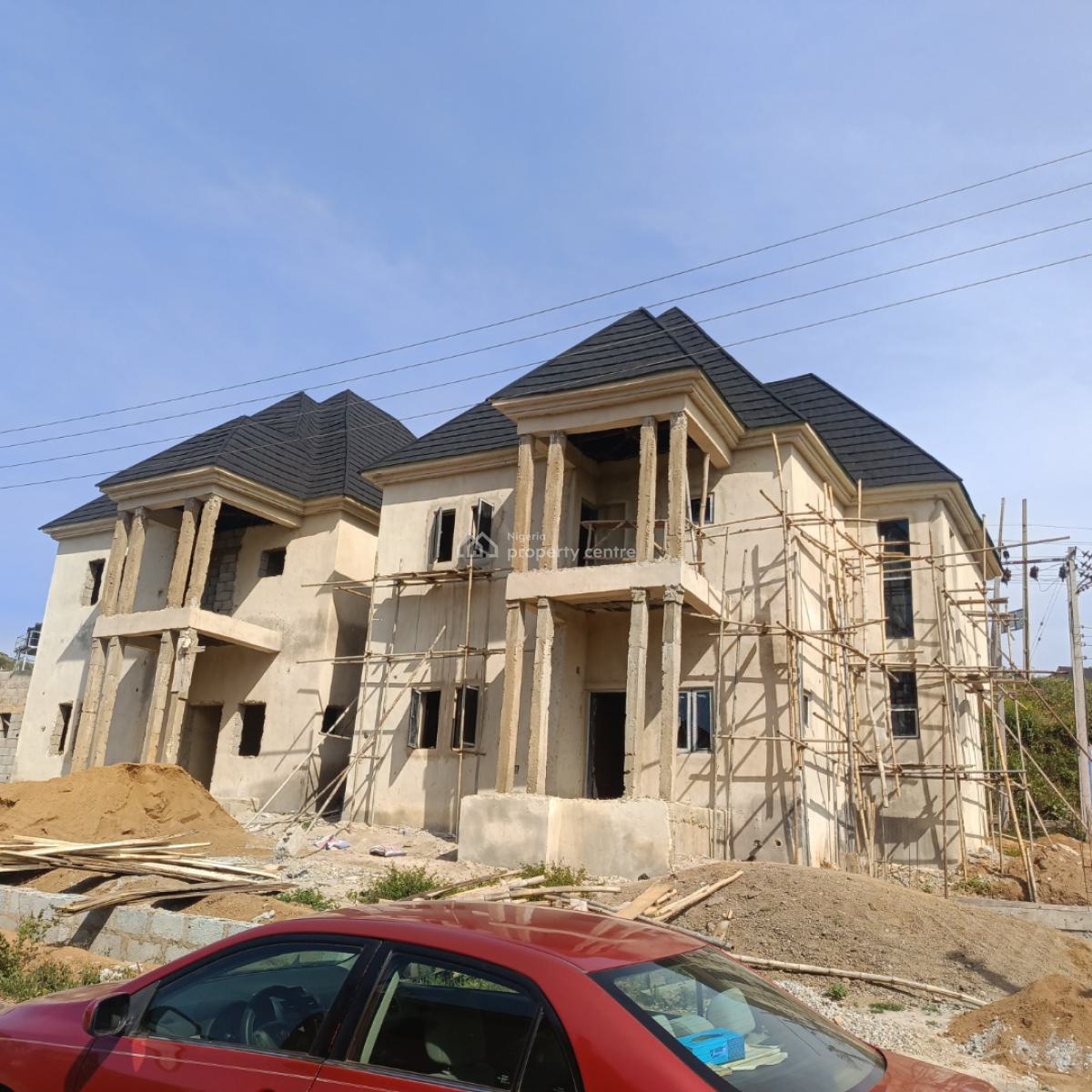 4 Bedrooms Terraced Duplex (roofed Carcass) Within an Estate, Maitama 2, Maitama District, Abuja, Terraced Duplex for Sale
