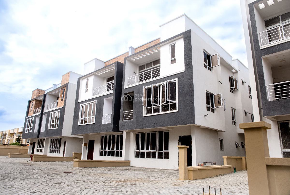 Offplan 5 Bedrooms House, Western Foreshore Estate, By Pinnock Beach, Osapa, Lekki, Lagos, Semi-detached Duplex for Sale