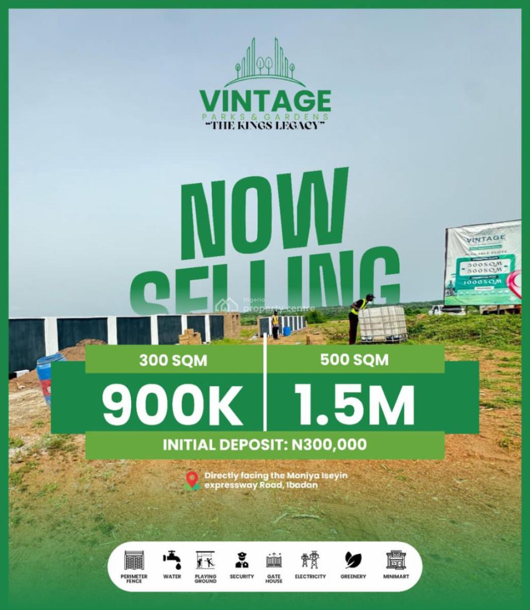 Most Affordable Land with 10% Discount, Vintage Parks and Garden Estate, Ibadan, Oyo, Mixed-use Land for Sale