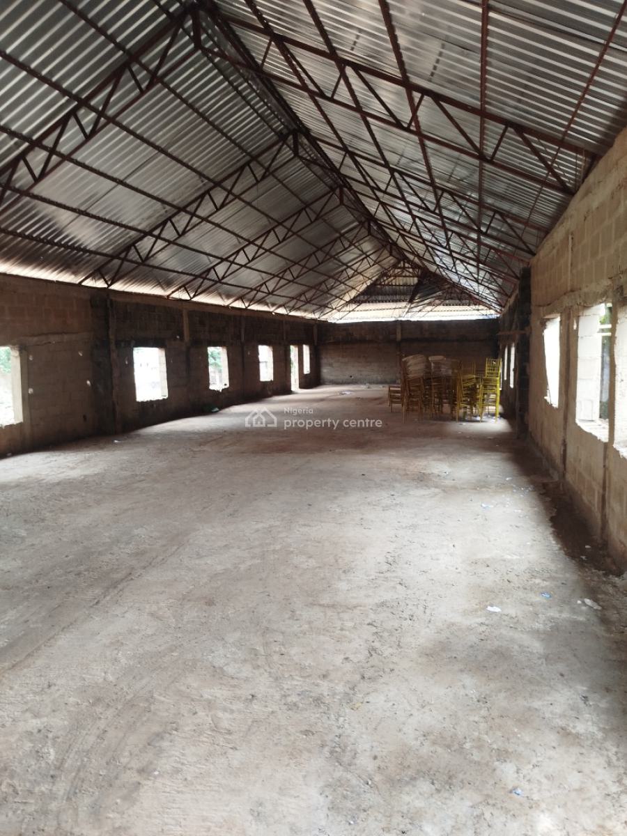 a 1000-sitting Capacity Facility (950sqm) for Lease in Enugu, Old Airport Road, Thinkers Corner, Enugu, Enugu, Warehouse for Rent