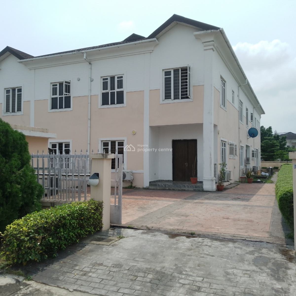 4 Bedroom Detached Duplex with 2 Rooms Bq, Royal Garden Estate Lekki Epe Express Way, Ajah, Lagos, Semi-detached Duplex for Rent