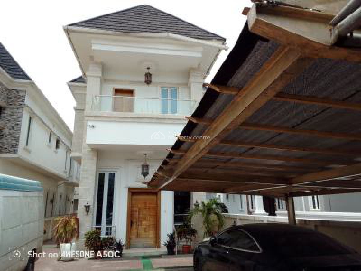 This Is a Magnificently Built Fully Detached 5 Bedroom House with Bq., Ikota, Lekki, Lagos, Flat / Apartment for Sale