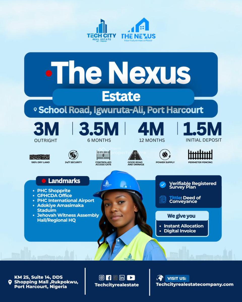Affordable Plots of Mixed-use Land, The Nexus Estate, Igwuruta-ali Off School Rood, Ikwerre, Rivers, Mixed-use Land for Sale