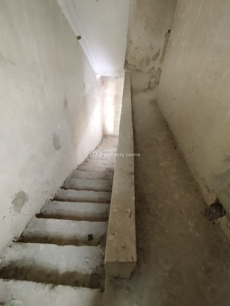 Carcass 5 Bedrooms Self Compound Terraced Duplex, Lekki Gardens, Sangotedo, Ajah, Lagos, Terraced Duplex for Sale