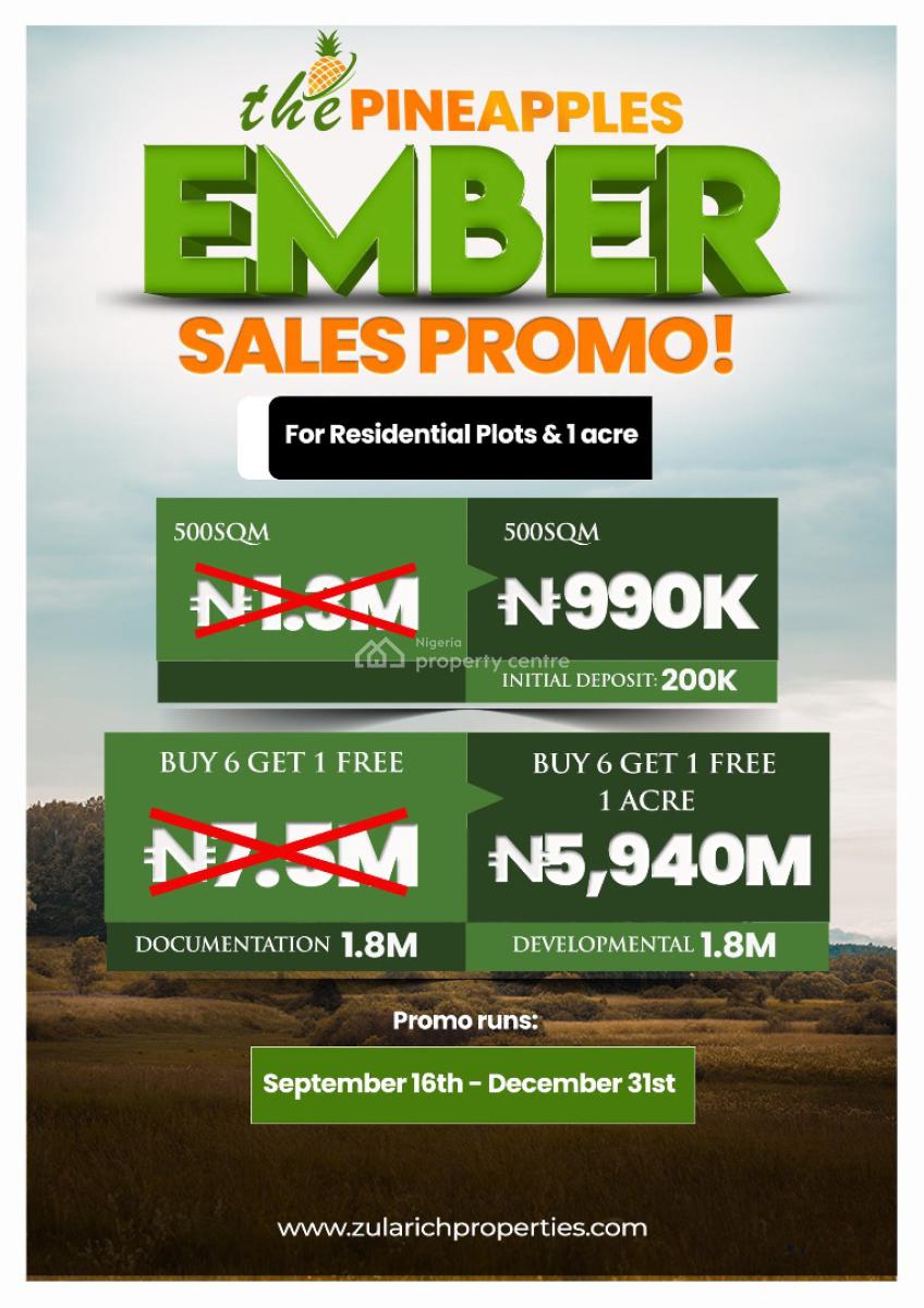 Affordable Dry Land with C of O in a Gated Estate, Pineapple Estate Phase 1 Sagamu Road, Imota, Ikorodu, Lagos, Residential Land for Sale