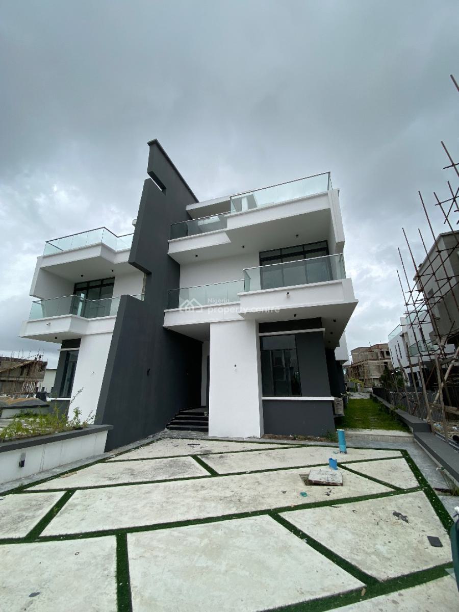 Beautiful 5 Bedrooms Semi-detached Home, Cowrie Creek Estate, Ikate, Lekki, Lagos, Semi-detached Duplex for Sale