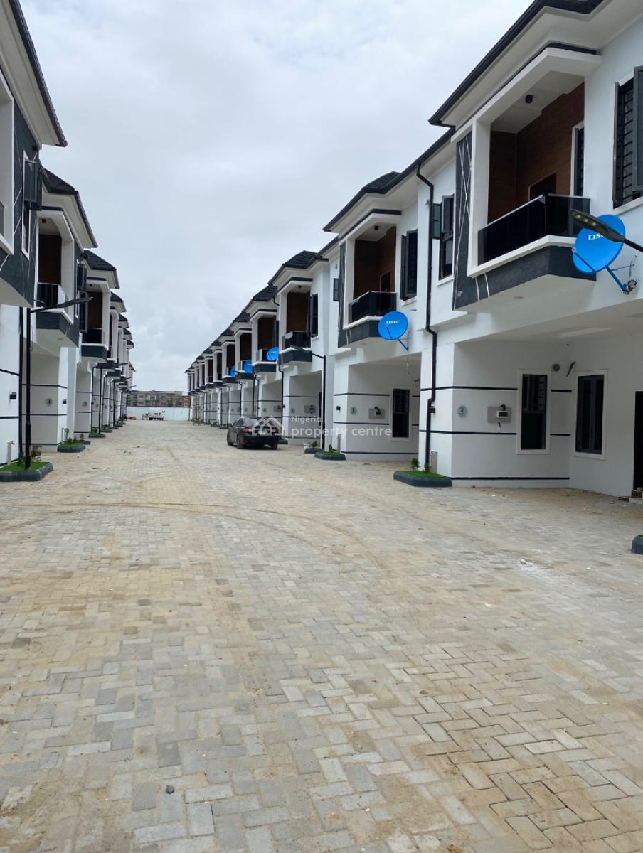 Spacious 4 Bedrooms Terraced Duplex with 3 Months Payment Plan, Mobile Road, Off Emerald Garden Estate, Ilaje, Ajah, Lagos, Terraced Duplex for Sale