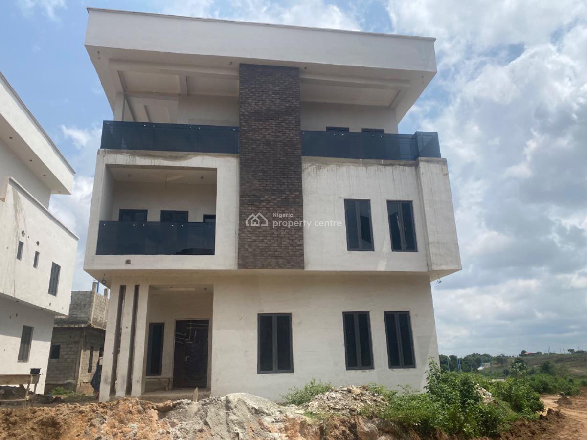 5 Bedrooms Detached Duplex with Bq and Elevator Shaft, By Kings Court Estate, Jabi, Abuja, Detached Duplex for Sale