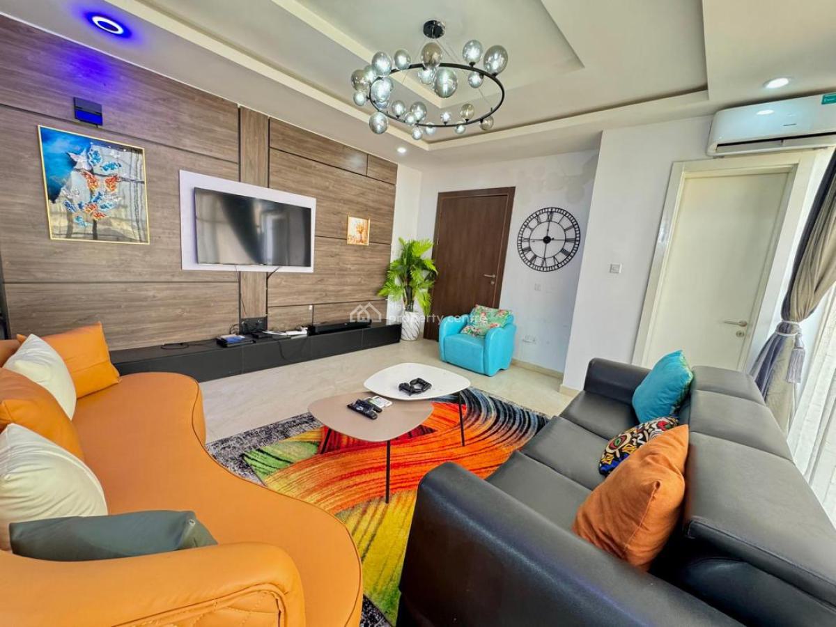 Well Furnished 2 Bedroom Luxury Apartment with Clean Water,24/7 Light, Lekki Phase 1, Lekki, Lagos, Flat / Apartment Short Let