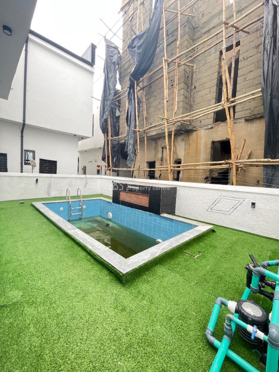 Brand New 5 Bedroom Fully Detached Duplex with Pool and Bq, Ajah, Lagos, Detached Duplex for Sale