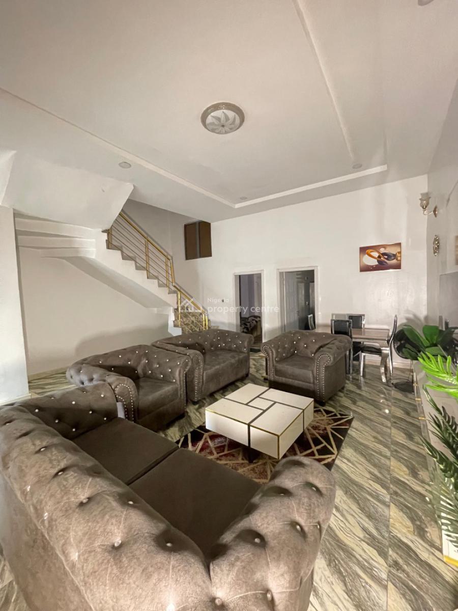 Spacious Fully Furnished 4 Bedroom Semi Detached Duplex with Bq, Ikota, Lekki, Lagos, Semi-detached Duplex for Sale