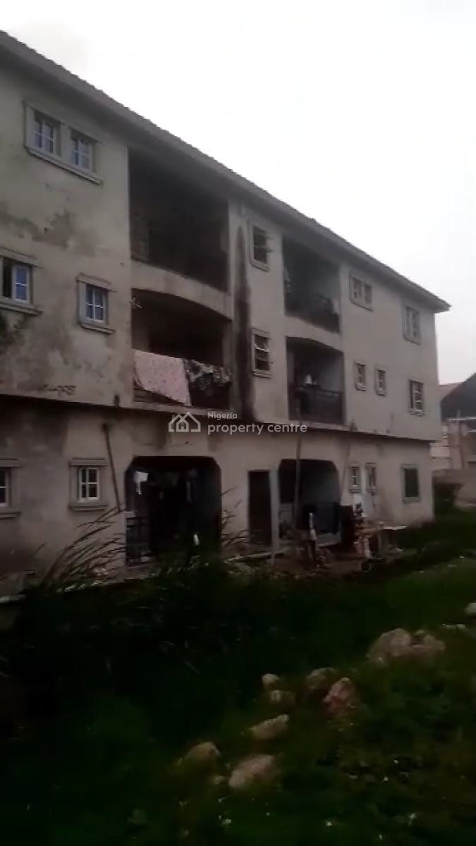 Distress 2 Storey Building, Hossana Estate, Ago Palace, Isolo, Lagos, Block of Flats for Sale
