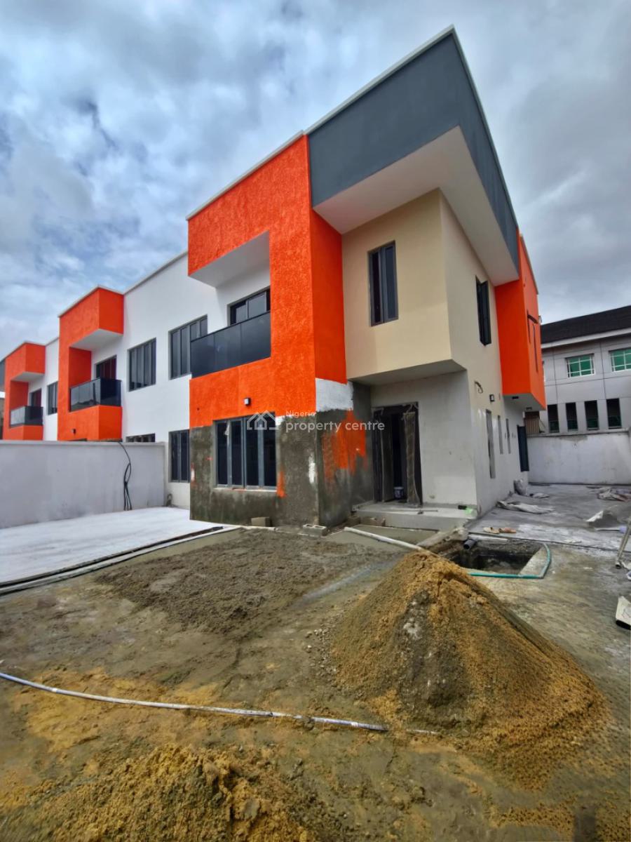 Contemporary 4-bedroom Semi Detached Duplex with Bq., Gbagada, Lagos, Semi-detached Duplex for Sale