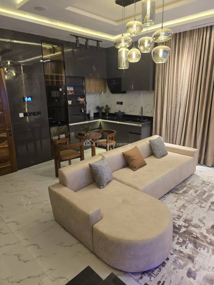 Well Built Fully Furnished Serviced 1 Bedroom Maisonette, Ikate, Lekki, Lagos, Mini Flat (room and Parlour) for Rent