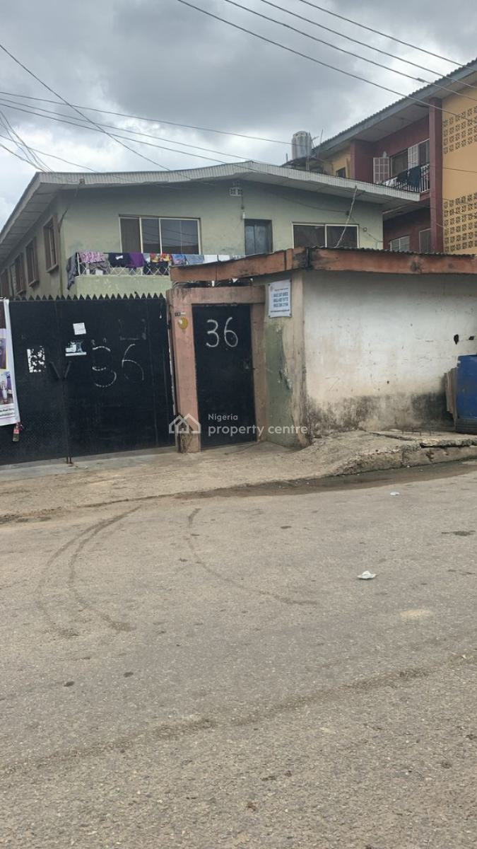 a Story Building  of 4units of 3bedroom , with a Single Room in The Co, Emmanuel Street Off Ogudu Road, Ojota, Lagos, Block of Flats for Sale