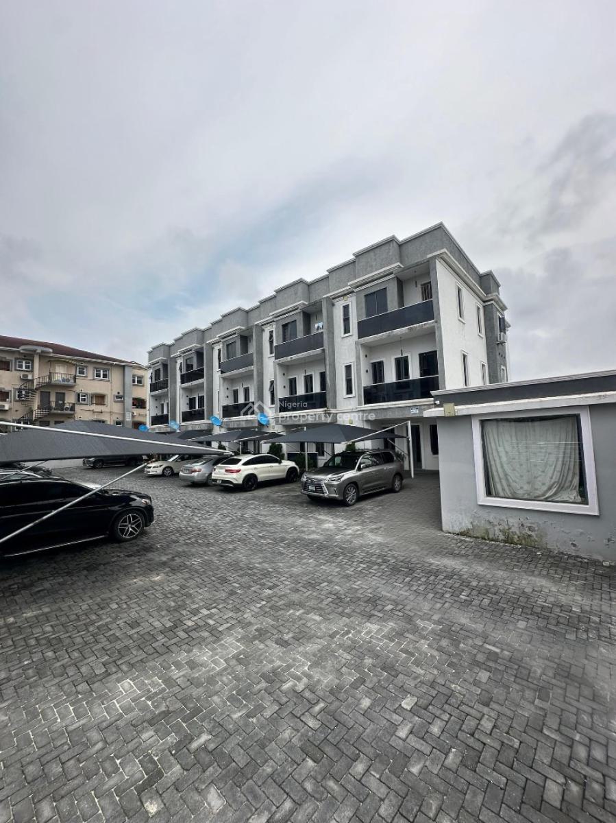 Nicely Built 4 Bedroom Terrace Duplex with Bq,pool & Gym, Lekki Phase 1, Lekki, Lagos, Terraced Duplex for Rent
