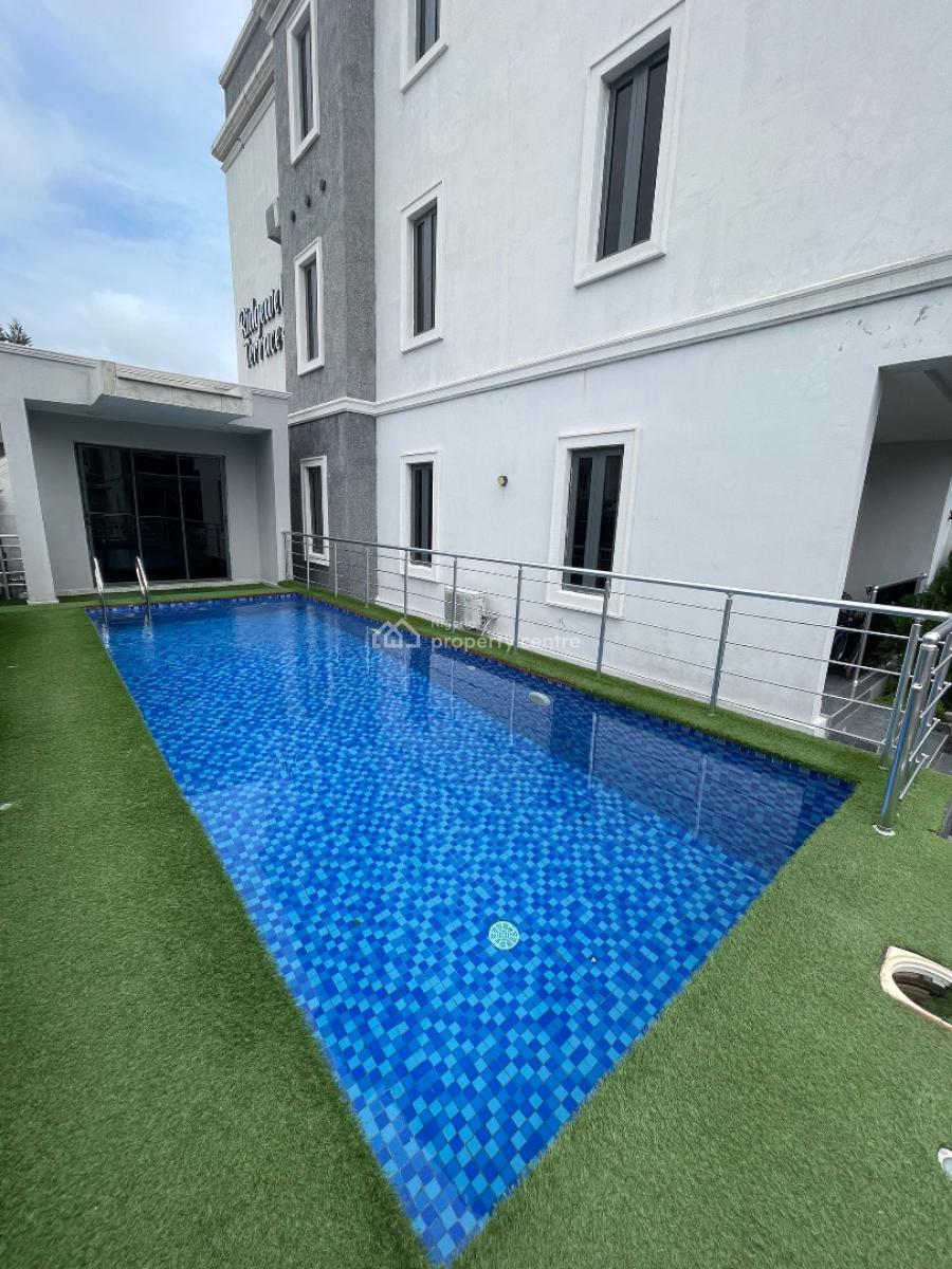 Nicely Built 4 Bedroom Terrace Duplex with Bq,pool & Gym, Lekki Phase 1, Lekki, Lagos, Terraced Duplex for Rent
