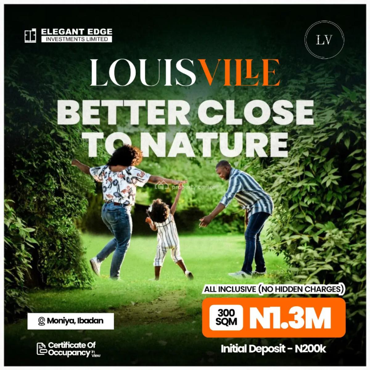 Plots of Dry Land Available, Iseyin Road  Louis Ville Estate, Moniya, Ibadan, Oyo, Mixed-use Land for Sale