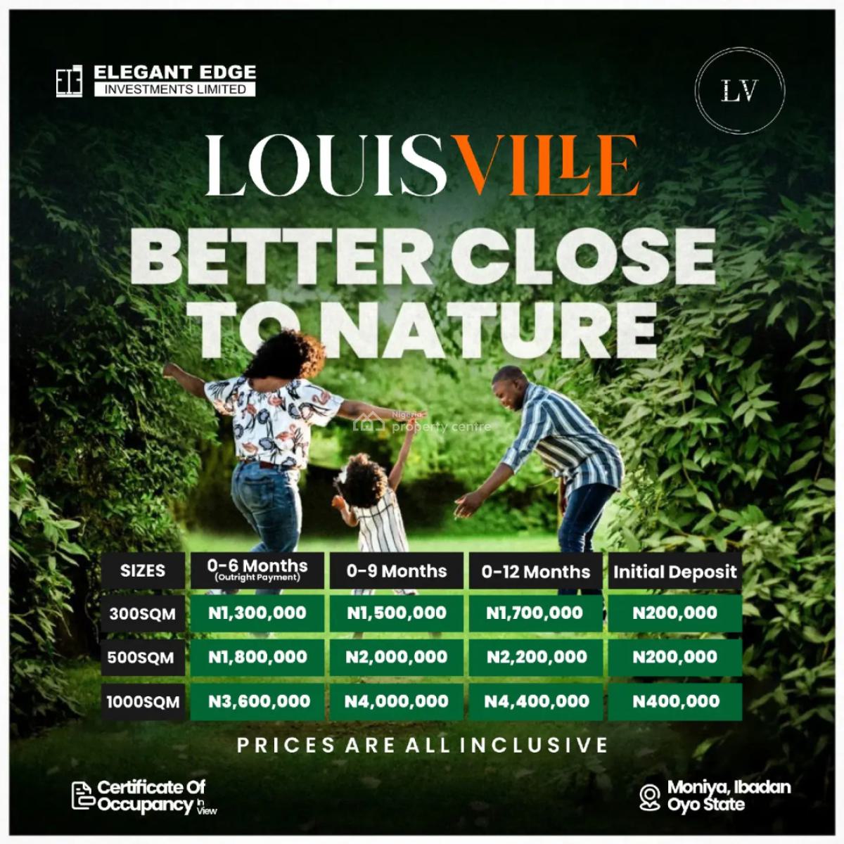 Plots of Dry Land Available, Iseyin Road  Louis Ville Estate, Moniya, Ibadan, Oyo, Mixed-use Land for Sale