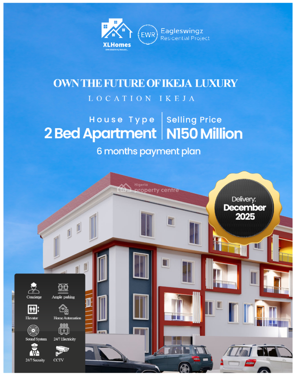 Nicely Built 2-bedroom Off-plan Apartment with Smart Finishing, Adeniyi Jones, Ikeja, Lagos, Flat / Apartment for Sale