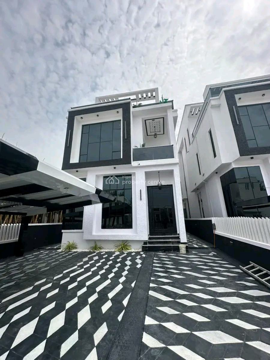 Contemporary 5-bedroom Fully Detached Duplex with Bq, Swimming Pool, Lekky County, Lekki, Lagos, Detached Duplex for Sale