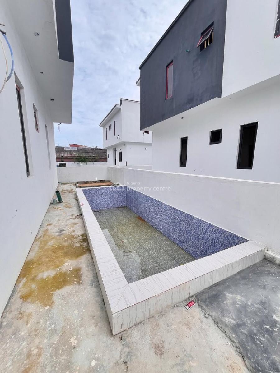Four Bedroom Semi Detached Duplex with Swimming Pool and Bq, Ologolo, Lekki, Lagos, Semi-detached Duplex for Sale