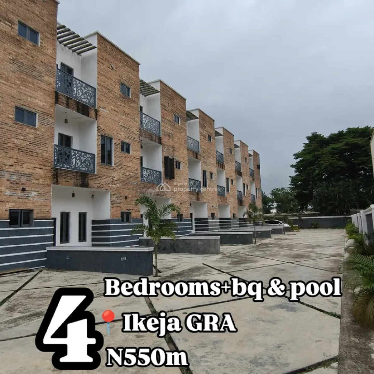 4 Bedroom Terraced Duplex with Swimming Pool 550m Ikeja G.r.a Feat, Ikeja Gra, Ikeja, Lagos, House for Sale