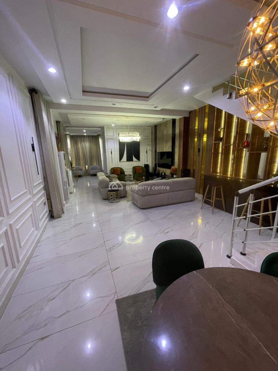 Stand Alone 5 Bedrooms Fully Detached and Fully Furnished Modern Desig, Agungi, Lekki, Lagos, Detached Duplex for Rent