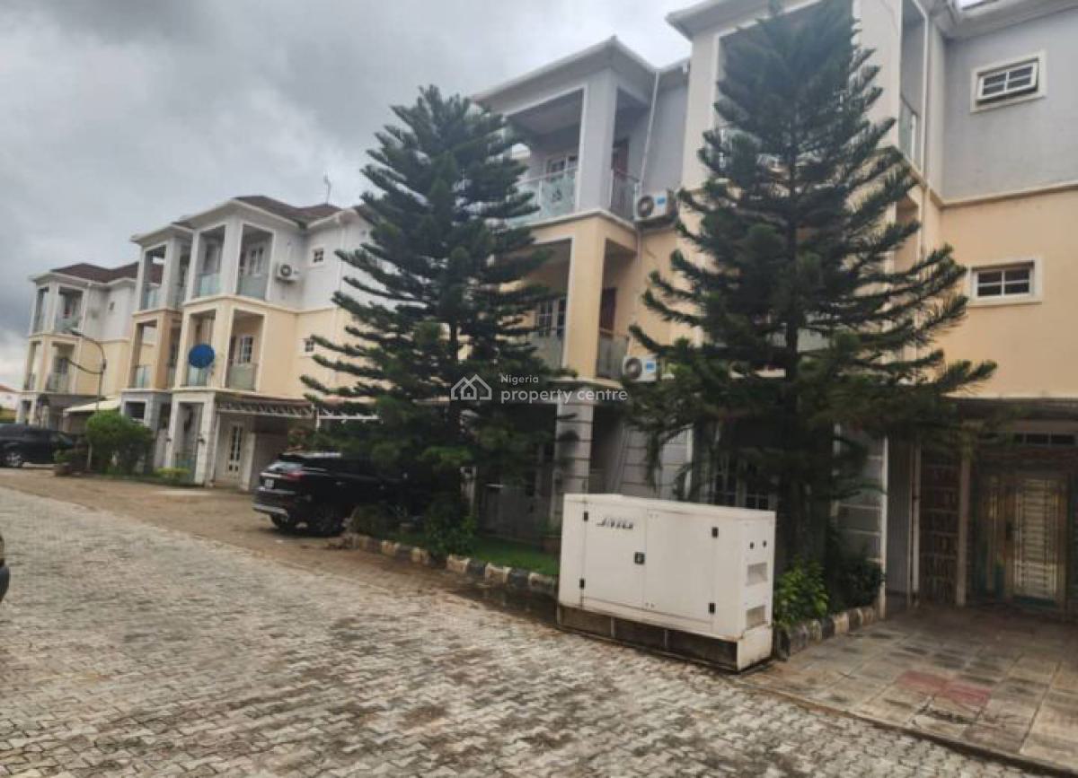 a Clean Spacious 4 Bedroom Terrace Duplex with a Bq, By Living Faith Church, Katampe (main), Katampe, Abuja, Terraced Duplex for Rent