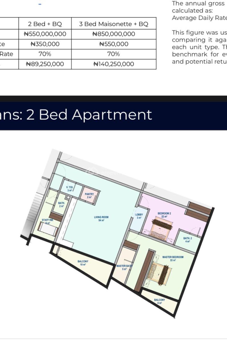 12 Months Payment Plan 2 Bedroom Flat, Off Gerrard, Ikoyi, Lagos, Flat / Apartment for Sale