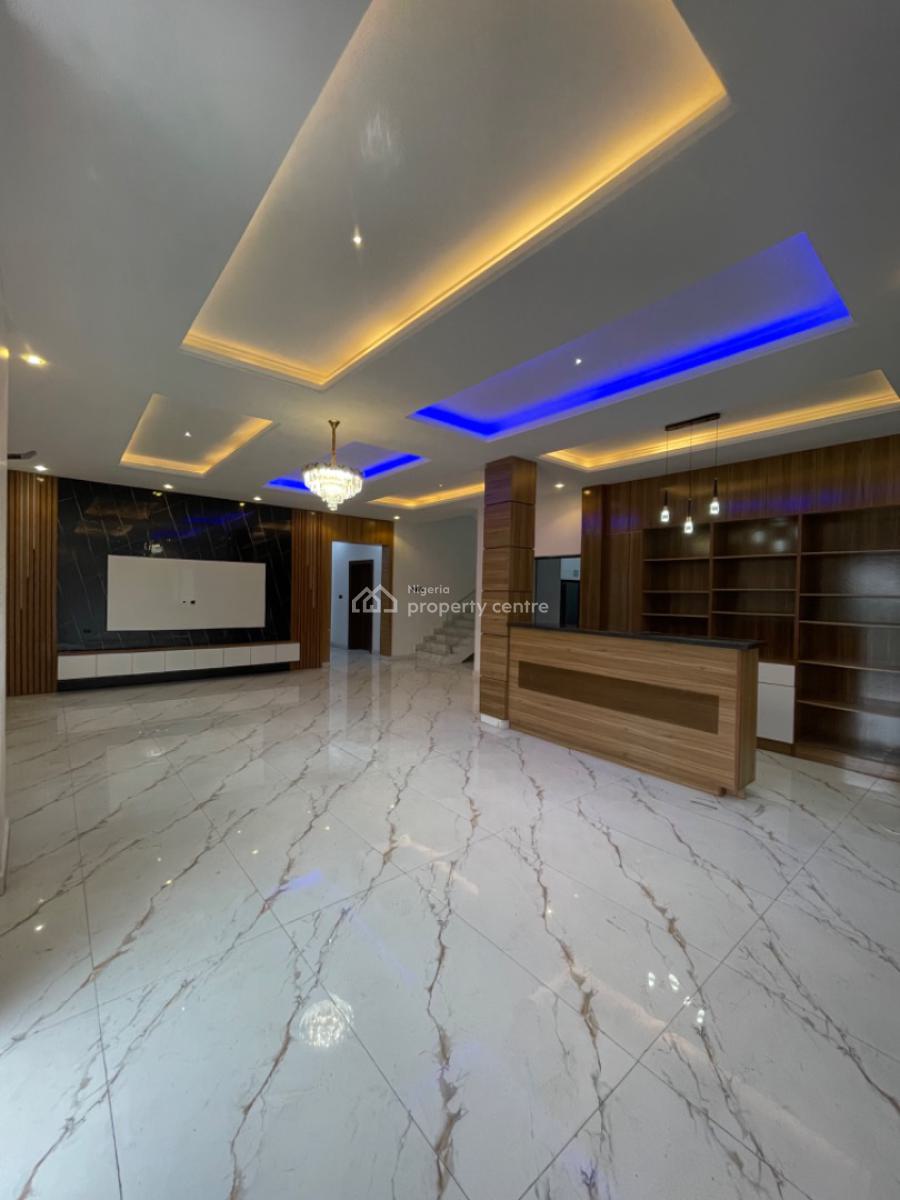 Ultra Modern 5 Bedroom Fully Detached Duplex with Cinema, Pool, Gym and Bq, Ajah, Lagos, Detached Duplex for Sale