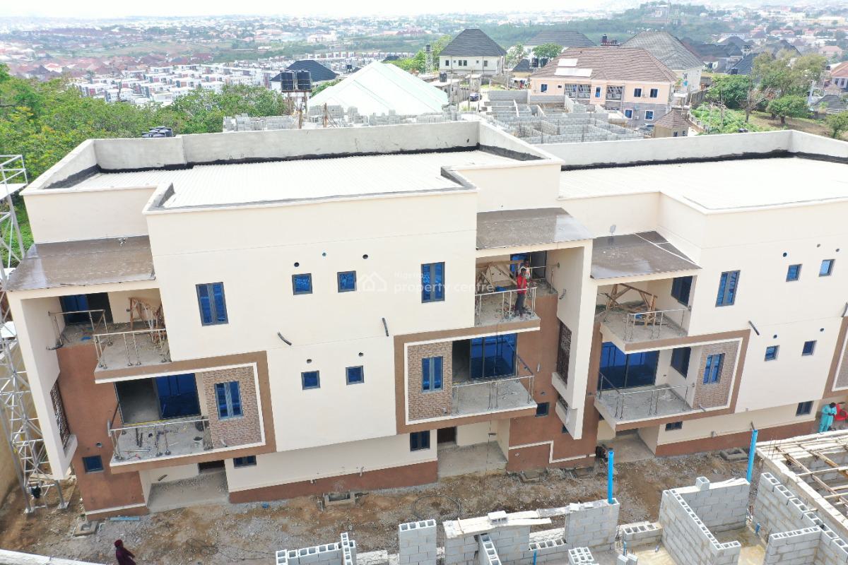 Newly Bult Semi Finished 4-bedroom Semi Detached Duplex with 1-room Bq, Works and Housing Estate, Gwarinpa, Abuja, Terraced Duplex for Sale
