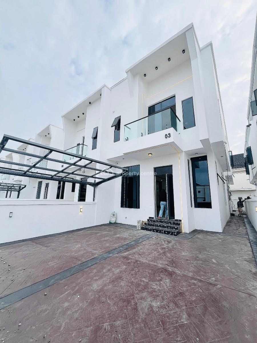 ️ Decent 4 Bedroom Semi- Detached Duplex with Bq Contempoary, 2nd Toll Gate, Lekki, Lagos, Detached Duplex for Sale